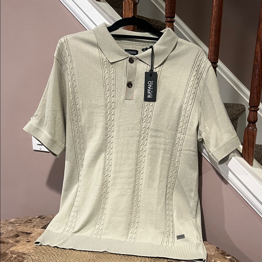 Buffalo David Bitton Men's Polo Shirt, M